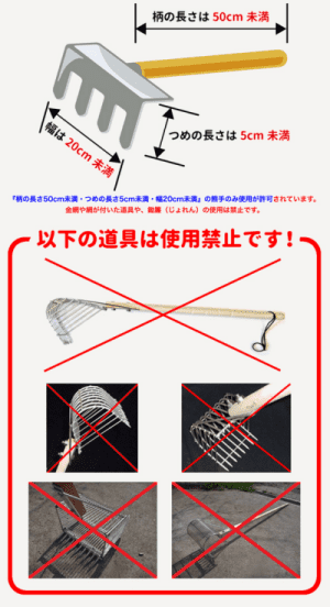 大洗の潮干狩り