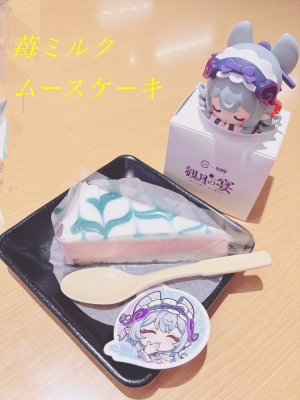 人気キャラクター「夢見月瑞希」をイメージしたムースケーキをピックアップ。