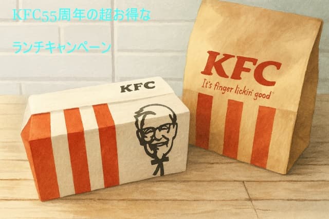 KFC55周年の超お得なランチキャンペーン