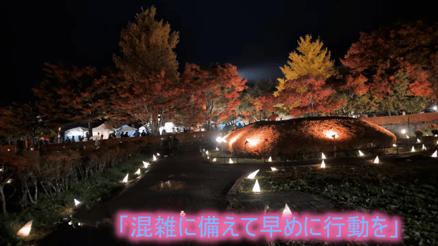 2025年の「富士河口湖紅葉まつり」