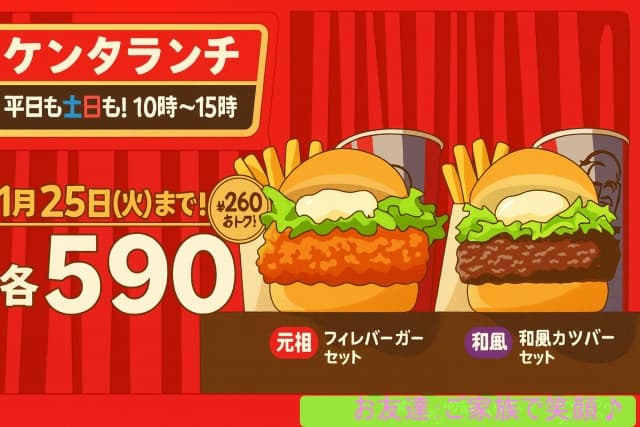 KFC55周年の超お得なランチキャンペーン