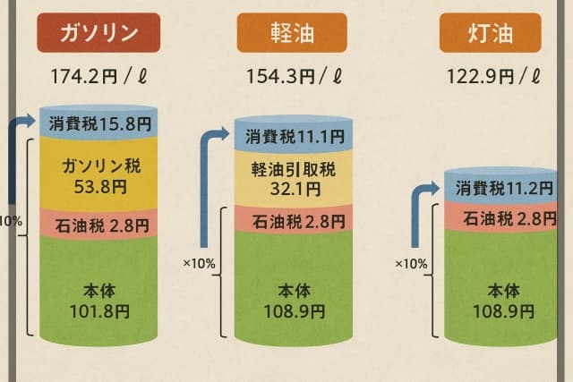 ガソリン税の暫定税率廃止！