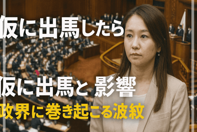 misono、時期衆議院選挙へ「出馬」