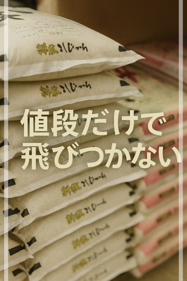 米価格の見とうし