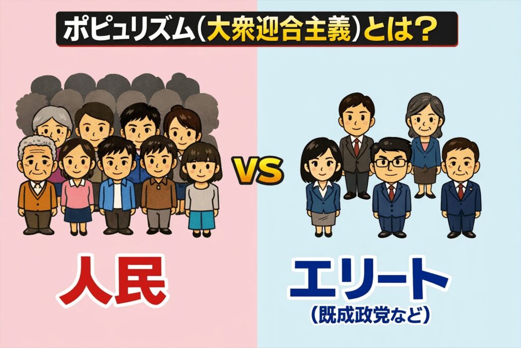 二項対立を作るのがポピュリズム