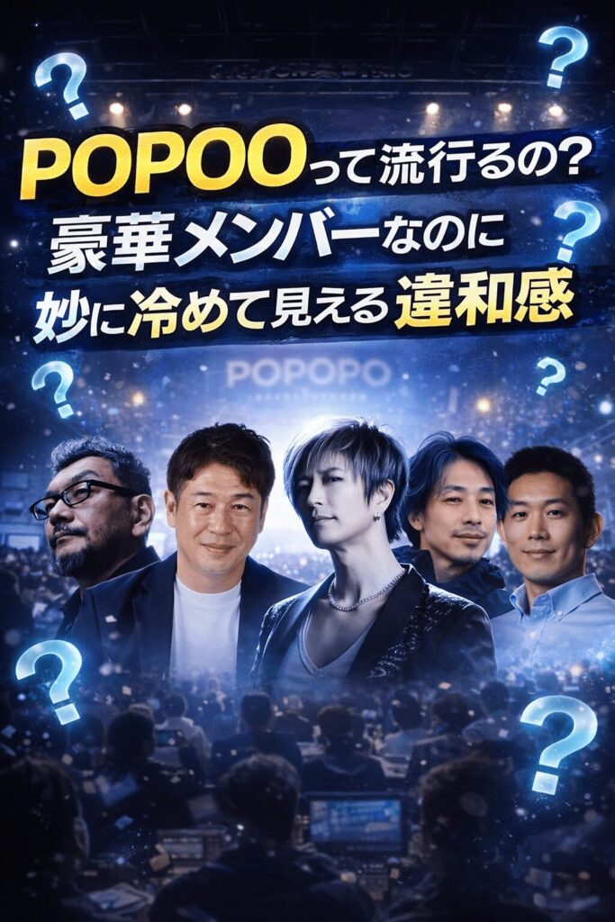 popopoって流行る気が全くしない件。